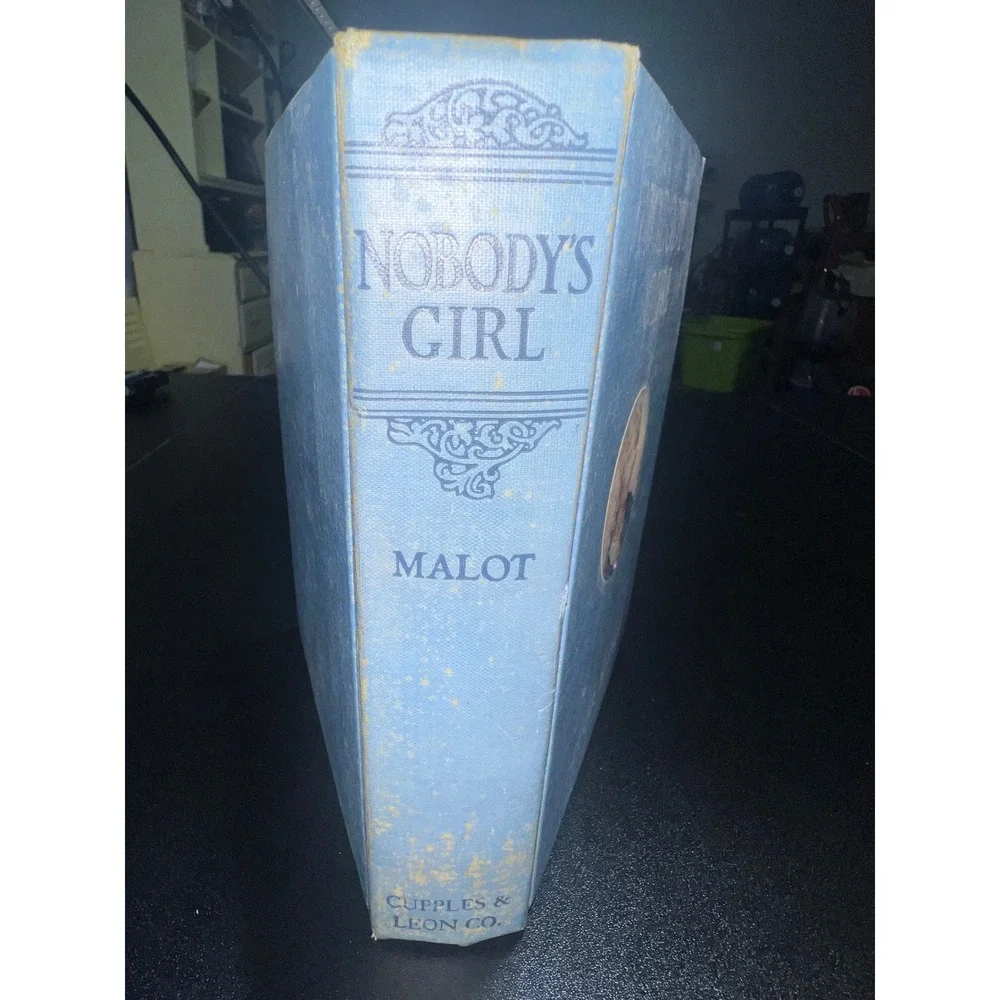 Nobodys Girl Hector Malot 1922 Antique Hardcover Book Cupples & Leon Co Vintage